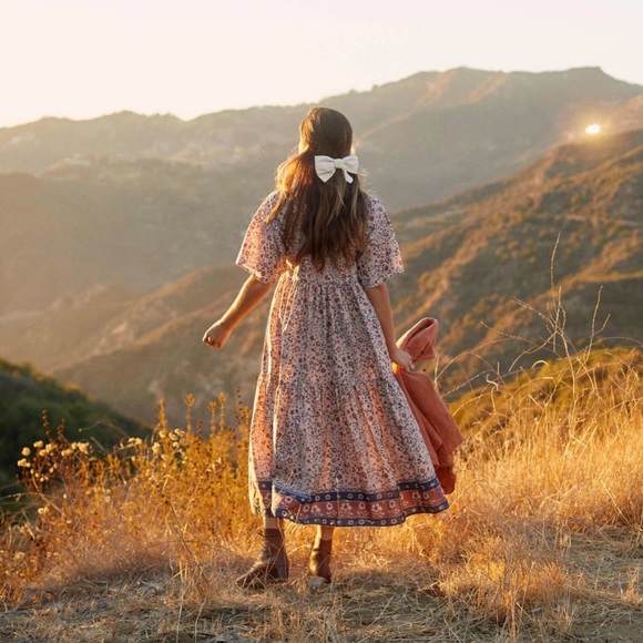 Christy Dawn Theo Dress in Sand Anemone Vine (Petites) - Picture 2 of 8